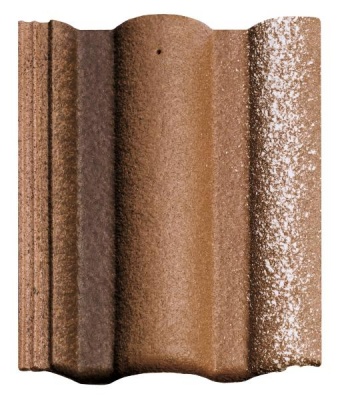 Детальное фото цементно-песчаная черепица braas адриа, коричневый